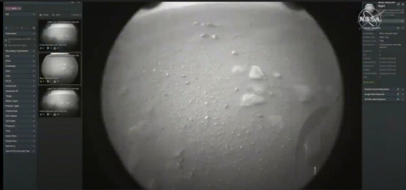 Марсоход Perseverance удачно приземлился и прислал первые фото