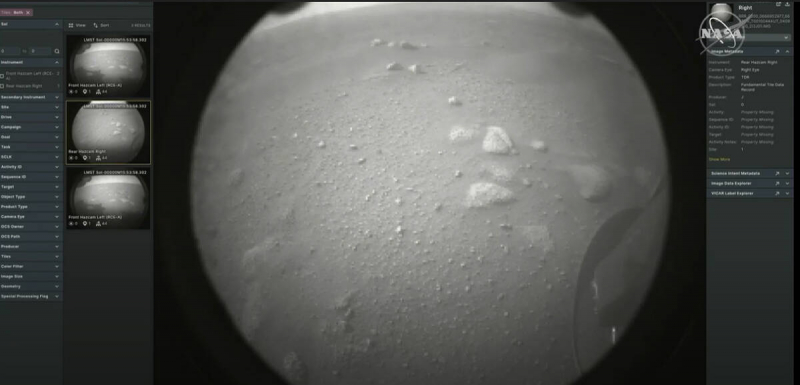 Марсоход Perseverance удачно приземлился и прислал первые фото