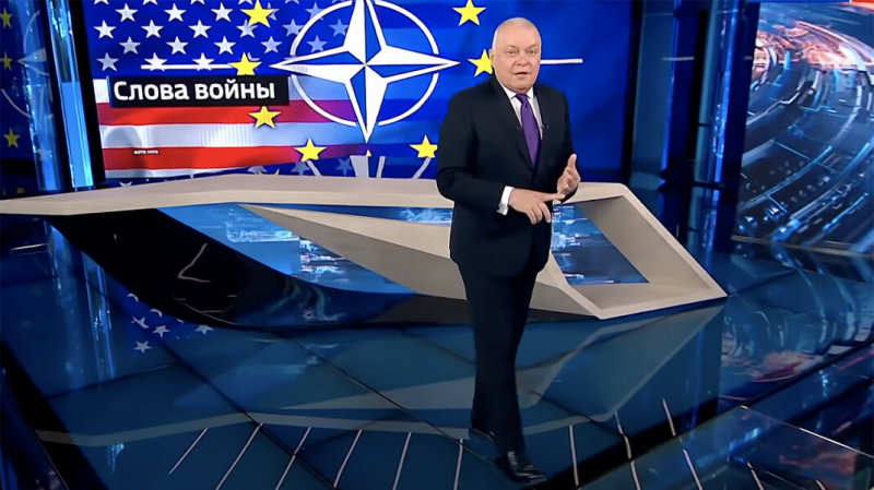 &laquo;Принесёт США выгоду&raquo;. Телеведущий Киселёв предупредил о подготовке Запада к войне с Россией