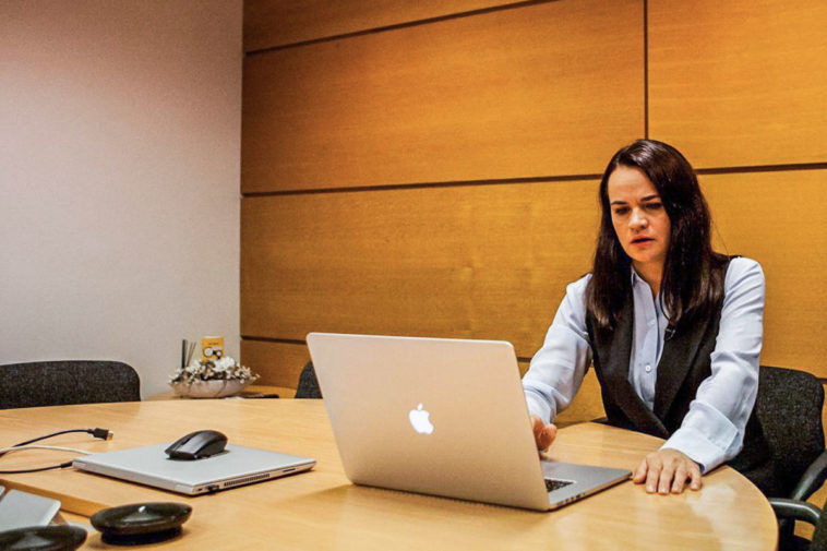 СК Белоруссии показал видео, на котором сторонники Тихановской обсуждают планы захвата зданий