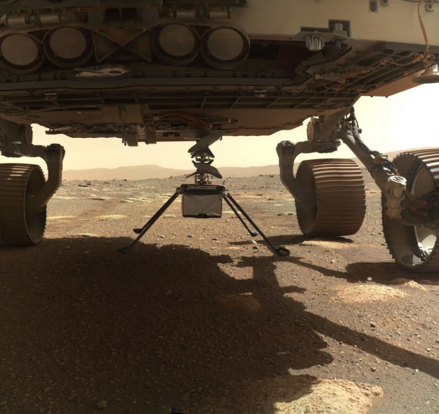 Марсианский вертолет Ingenuity готовится к первому взлету