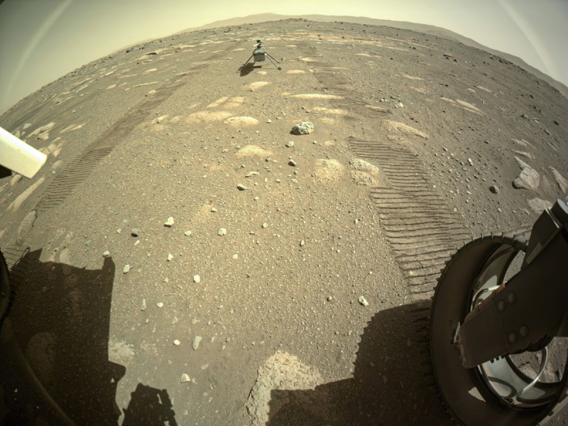 Марсианский вертолет Ingenuity готовится к взлету