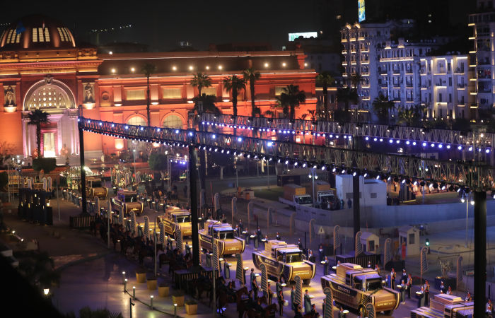 В Каире прошла торжественная церемония перевозки мумий