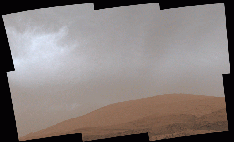 Curiosity NASA сделал снимки серебристых и перламутровых облаков на Марсе 