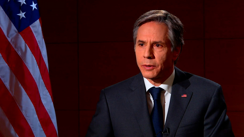 "Если Россия продолжит агрессивные действия по отношению к Украине или к другим нашим партнерам, то мы ответим". Интервью госсекретаря США