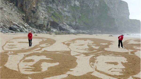 Прогулки, встречи, портреты на песке: в Корнуолле все готово к началу саммита G7