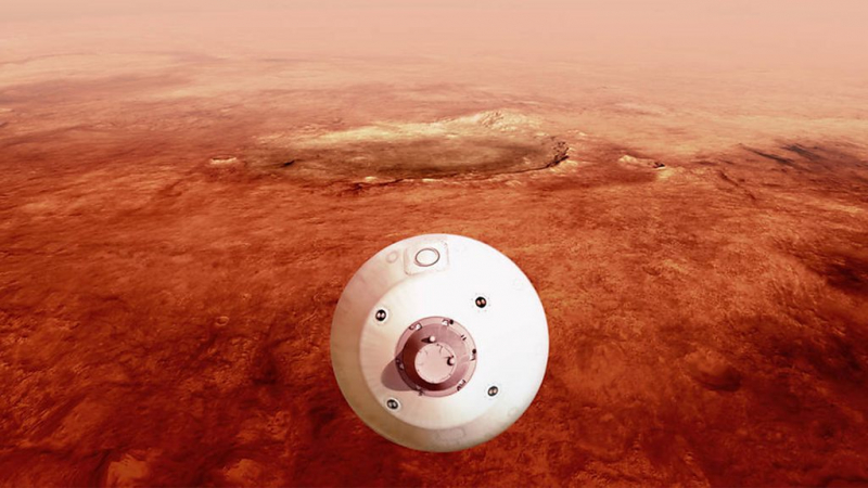 Робот "Персеверанс" прибыл на Марс искать следы инопланетной жизни