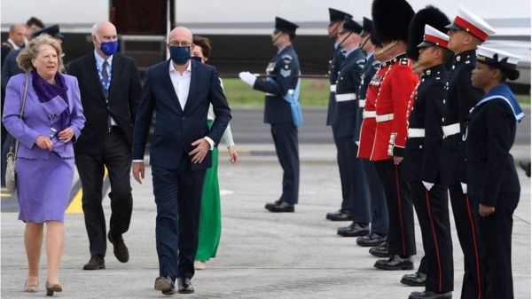 Прогулки, встречи, портреты на песке: в Корнуолле все готово к началу саммита G7