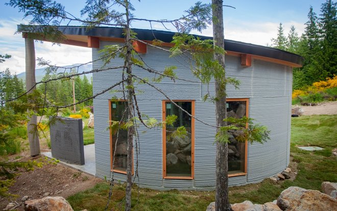 В Канаде на строительном 3D-принтере напечатали «Дом Фибоначчи»