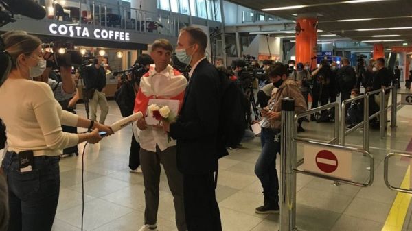 Белорусская легкоатлетка Кристина Тимановская прибыла в Варшаву