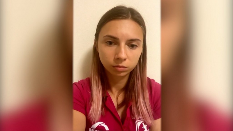 Белорусская легкоатлетка Кристина Тимановская прибыла в Варшаву