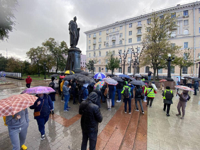 В Москве прошли акции за свободу СМИ и выборов