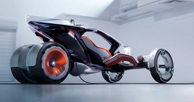 Куртка вместо ключа: китайцы разработали гибрид электрокара и мотоцикла