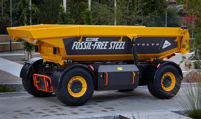 Volvo построила первый в мире грузовик-беспилотник из «экостали»