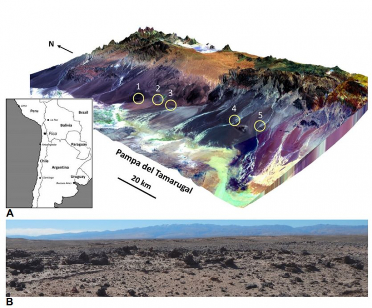 Геологи нашли свидетельства внеземного происхождения стекол Атакамы