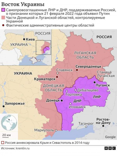 Кризис вокруг Украины: три главных сценария. Украинские эксперты &ndash; о том, что будет после признания Россией ДНР и ЛНР