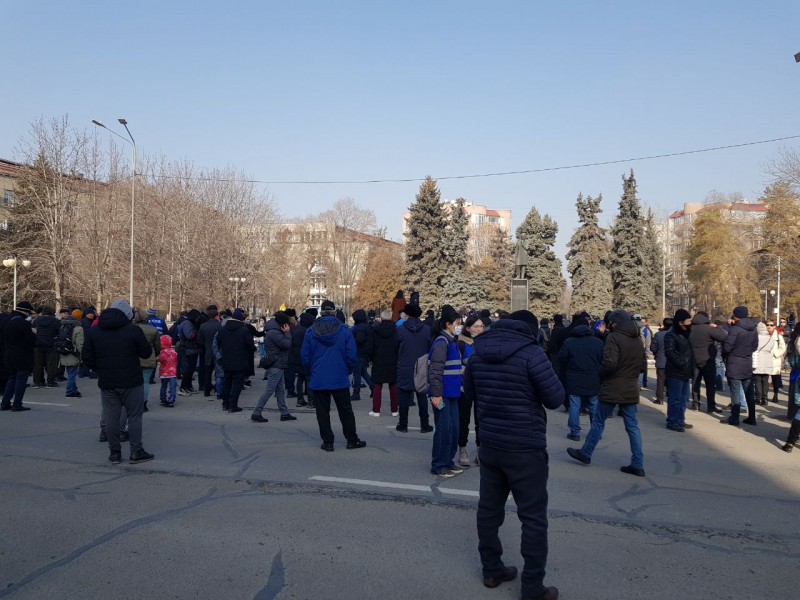В Алматы прошел первый после январских протестов митинг