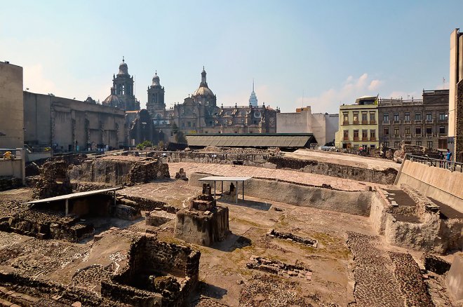 Крупнейший храм бога войны ацтеков был украшен сотней морских звезд 
