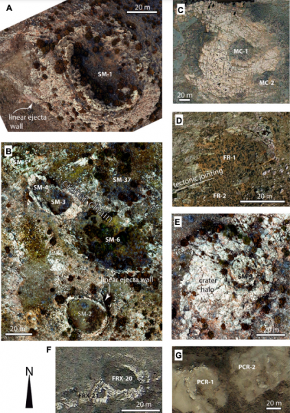 В Вайоминге обнаружен комплекс вторичных ударных кратеров