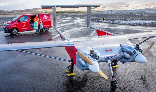 Королевская почта Британии готовит 50 маршрутов для доставки писем дронами