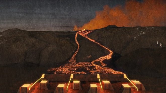 Исландские архитекторы предложили использовать вулканическую лаву в строительстве