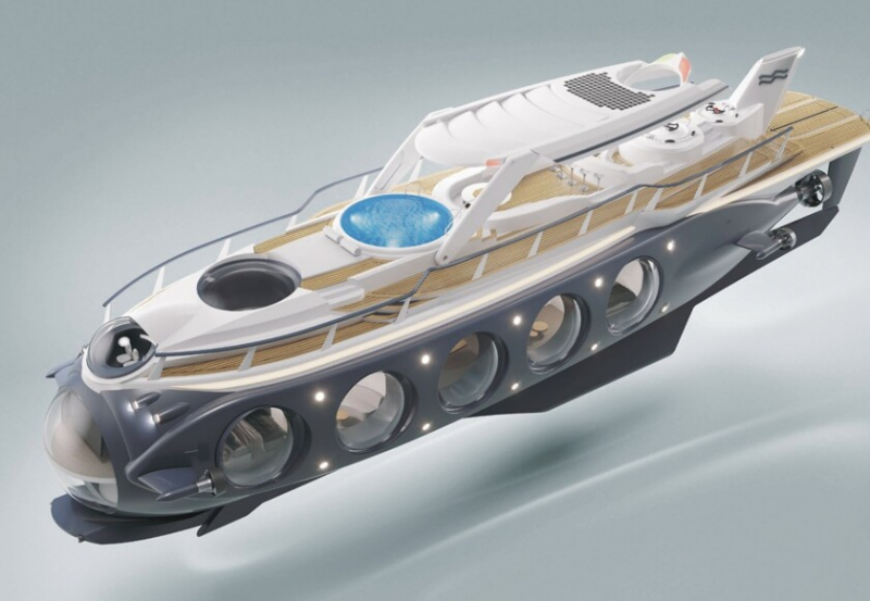 Какой будет Nautilus — подводная суперъяхта за 1,5 млрд рублей с бассейном и барами