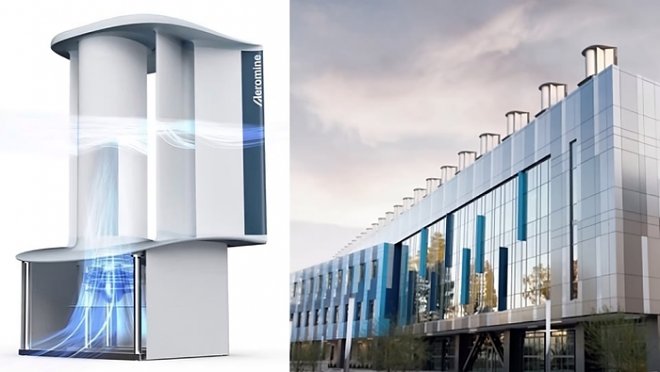 Ветрогенераторы Aeromine оказались в&nbsp;полтора раза эффективнее солнечных панелей 