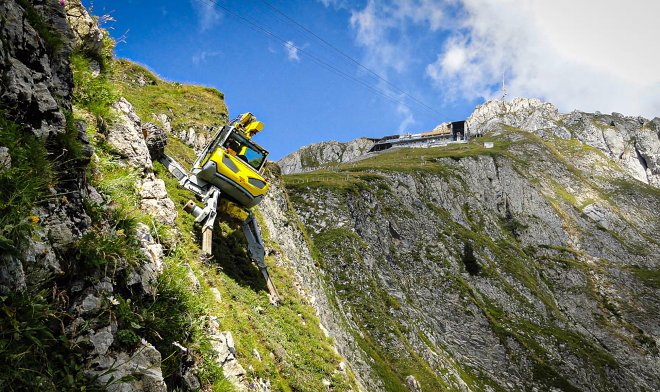 Современные шагающие экскаваторы способны на невероятные трюки 