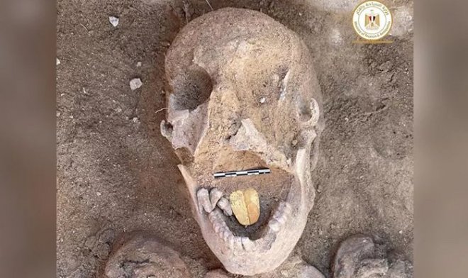 В Египте нашли странные мумии с языками из чистого золота 
