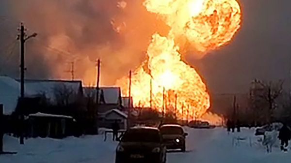 В Чувашии произошел взрыв на газопроводе, связывающем Сибирь с Европой