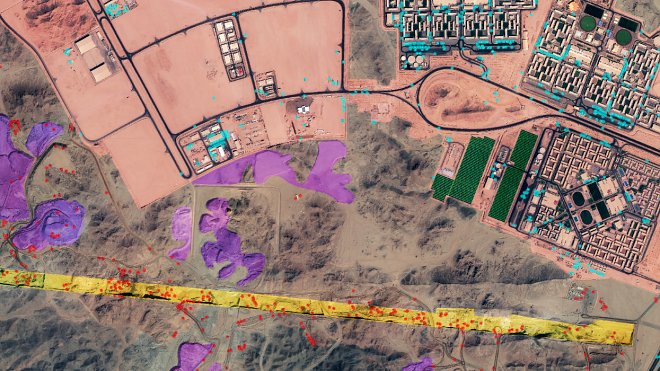 На месте строительства амбициозного мегаполиса «Линия» происходит что-то странное