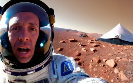 Нейросеть помогает остроумному художнику совершать «путешествия во времени»