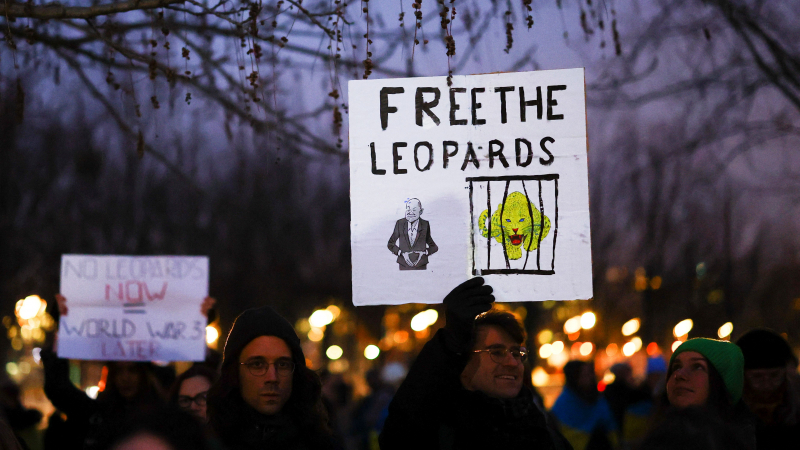 Министры иностранных дел Латвии, Литвы и Эстонии призвали Германию немедленно передать Украине танки Leopard