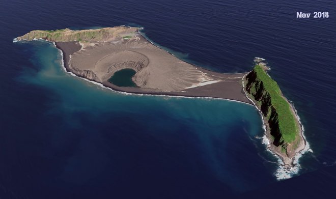 Остров Хунга Тонга появился на свет из-за извержения вулкана &mdash; вместе с собственной биосферой 