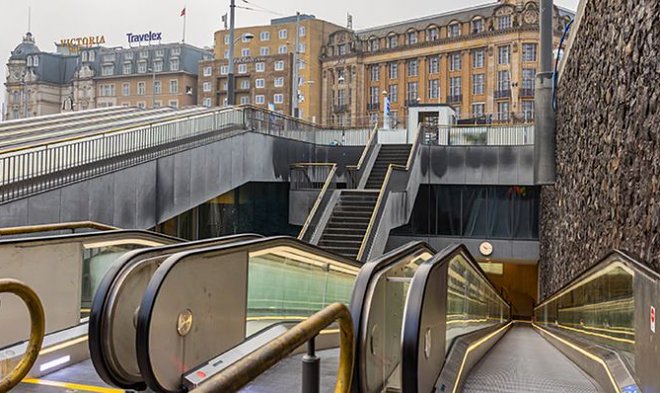 В Амстердаме построили первую подводную велопарковку