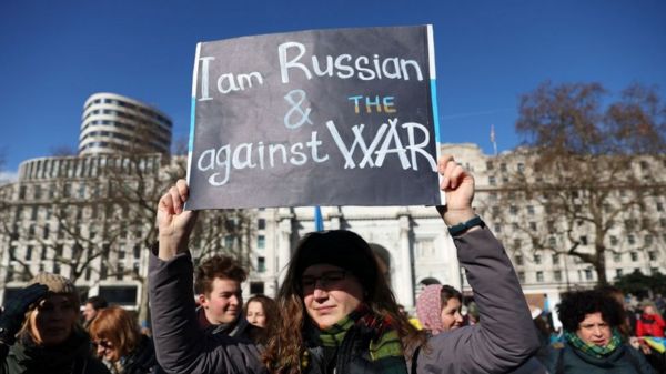 В Лондоне прошел марш солидарности с Украиной. Фото