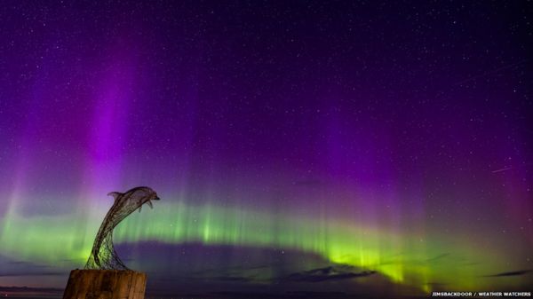 Северное сияние опустилось до южной Англии: фото
