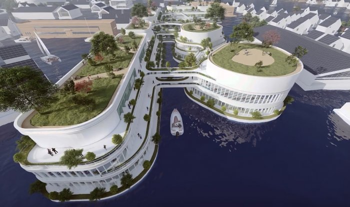 Амбициозный плавучий город Dogen City вместит 40000 человек
