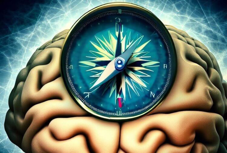 Мозг помогает нам ориентироваться в пространстве и работает как наш внутренний компас