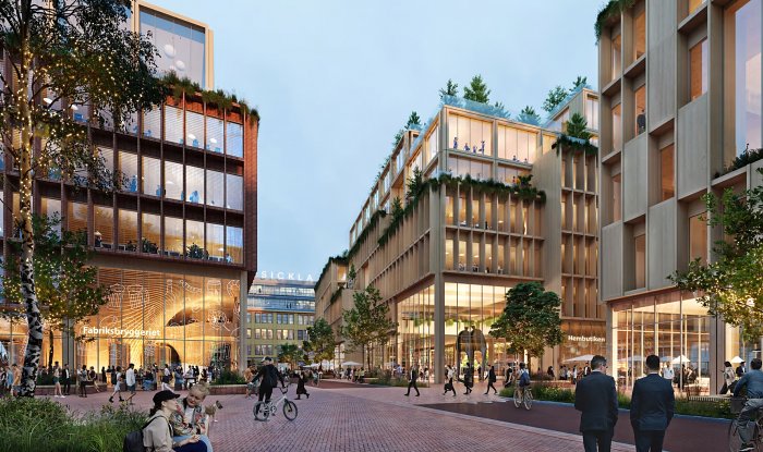 В Стокгольме возведут самый большой в мире жилой массив из 2000 деревянных домов