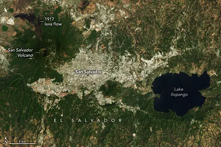 Сан-Сальвадор: Город среди вулканов