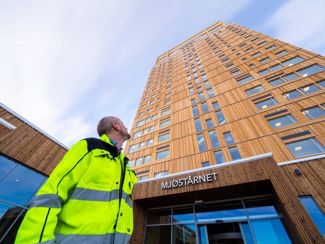 В Норвегии построен самый высокий деревянный небоскреб в мире