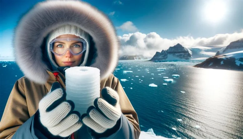 Застывшая капсула времени: 800-летний ледяной керн раскрывает удивительные факты о жизни океана