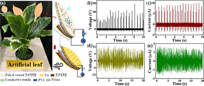 Искусственные растения позволят превращать ветер и дождь в электричество