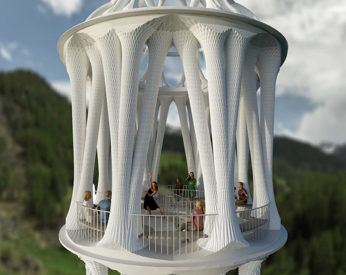 В Альпах возведут самую высокую в мире башню, напечатанную на 3D-принтере