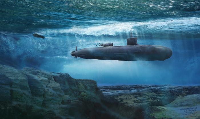 Китайские ученые разрабатывают сверхскоростную субмарину с лазерным двигателем