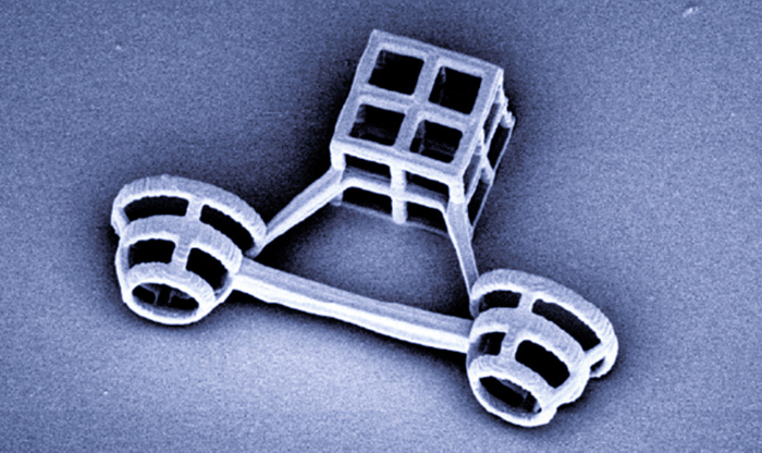 Ученым удалось &laquo;запрячь&raquo; одноклеточные водоросли в самую маленькую в мире колесницу