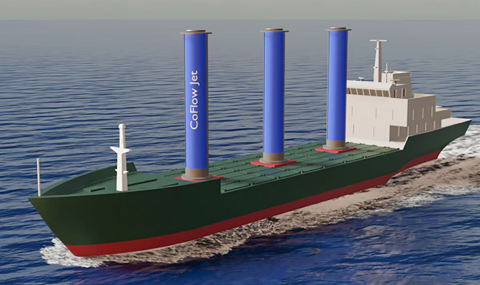 Суперэффективные цилиндрические паруса снизят расходы судов на топливо до&nbsp;90%