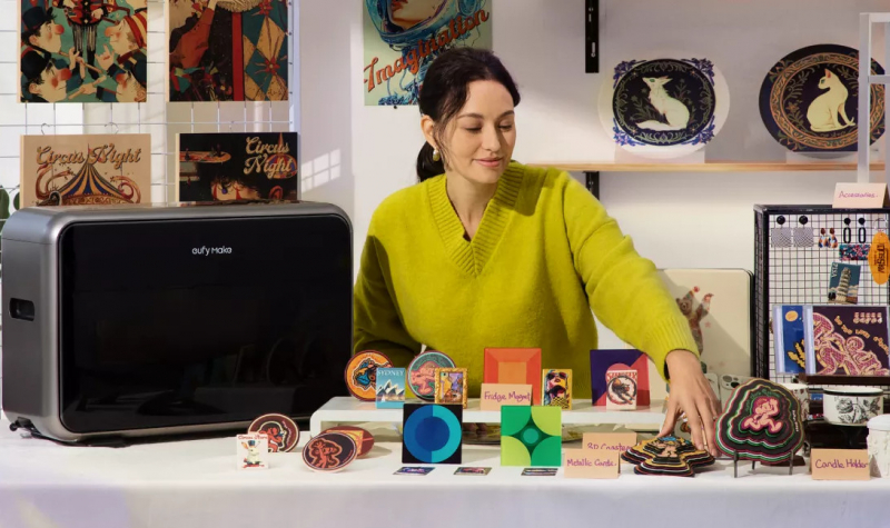 Первый в мире персональный УФ-принтер eufyMake E1 рисует на любой поверхности