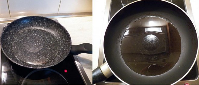 Почему еда пригорает к центру сковороды, даже несмотря на антипригарное покрытие